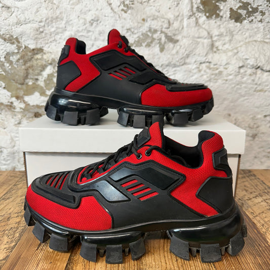 Prada Cloudbust Thunder Red Black Sneaker Sz 7 (40) No Box