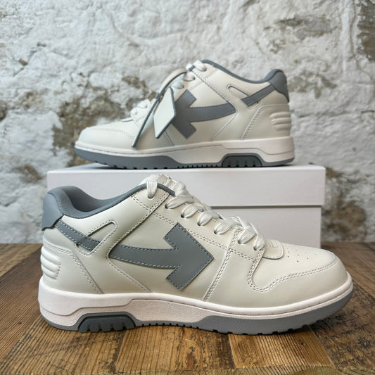 Off White Out Of Office Gray White Sneaker Sz 7 (40) DS