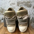 Rick Owens Jumbo Lace Puffer Gold Milk Sneaker Sz 7.5 (40.5)