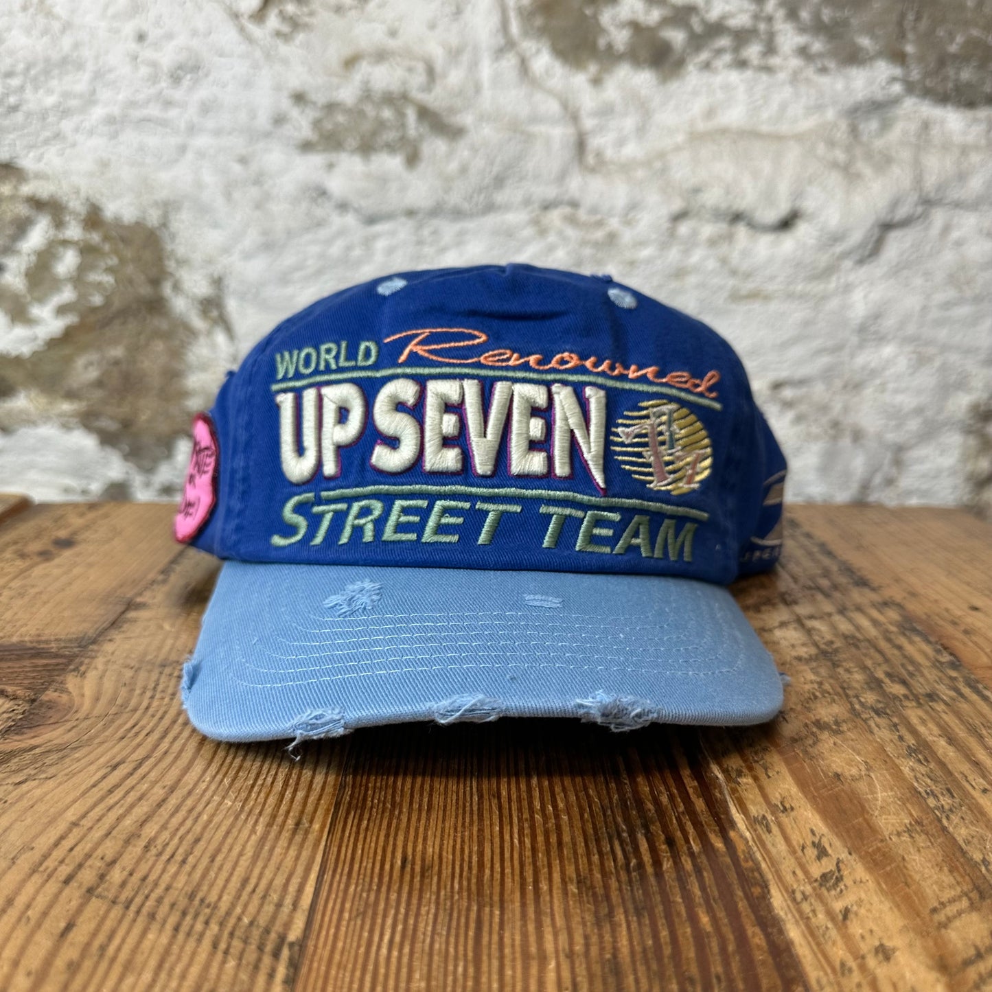 Up7Skate Blue Strip Hat DS