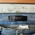 Amiri Knee Hole Blue Denim Jeans Sz 28