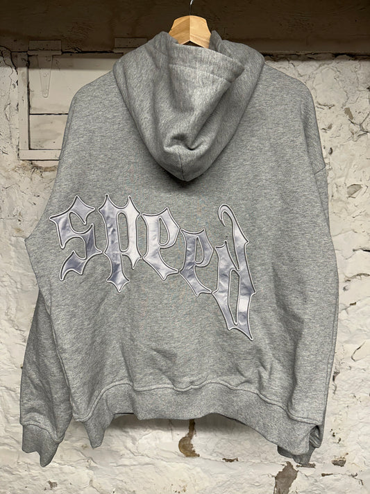 Godspeed Grey Zip Up Hoodie Sz S