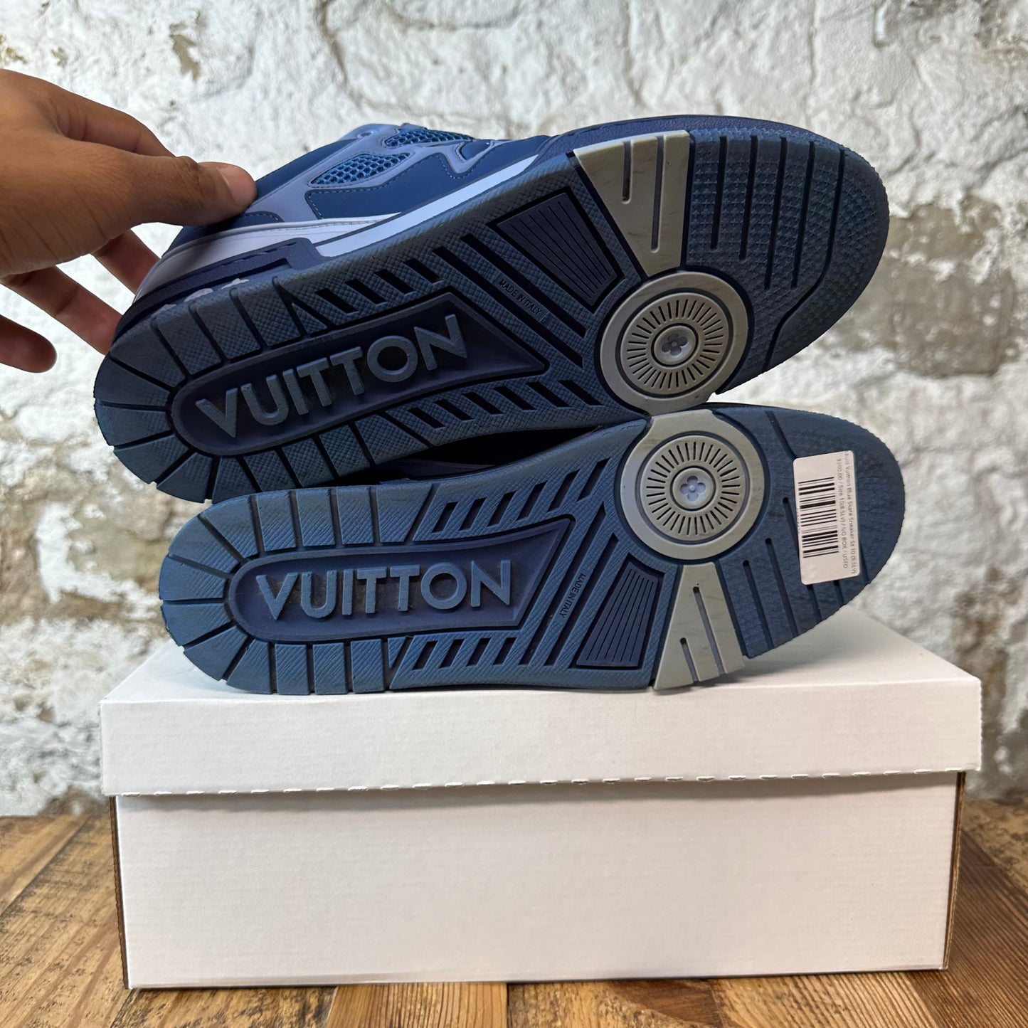 Louis Vuitton Blue Skate Sneaker Sz 10 (8.5LV)