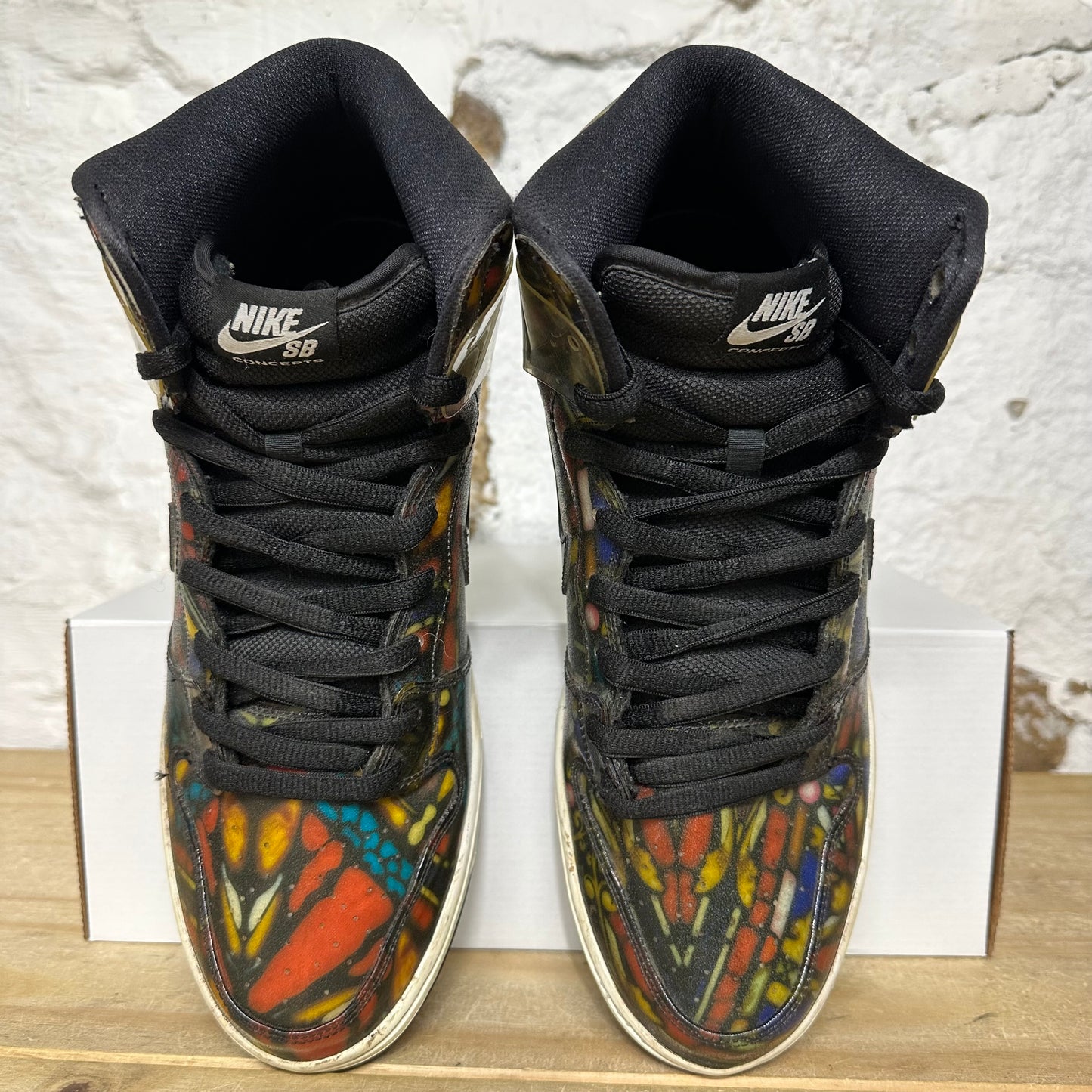 Nike SB Dunk High Concepts Stained Glass Sz 11