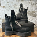 Rick Owens 1460 Quad Sole Steel Toe Boot Sz 12 DS
