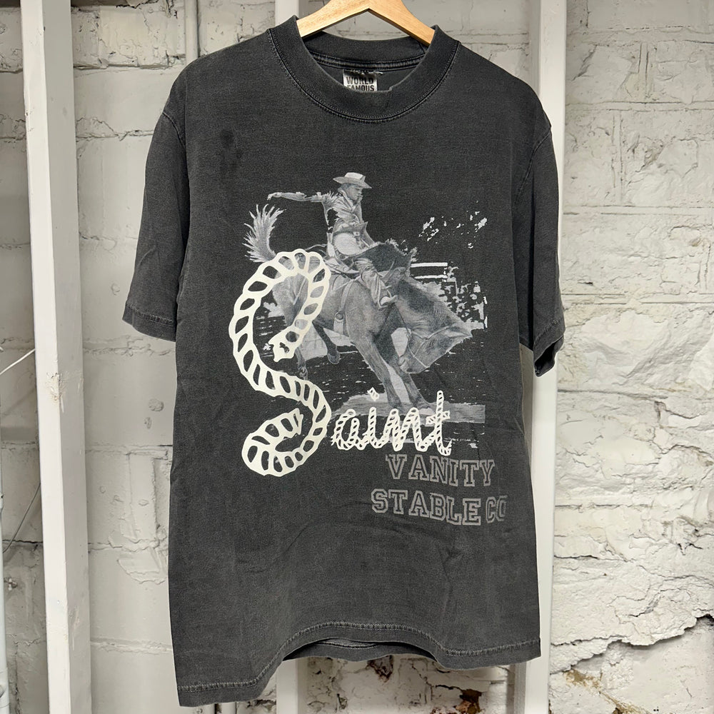 Saint Vanity Stable Grey T-Shirt Sz M