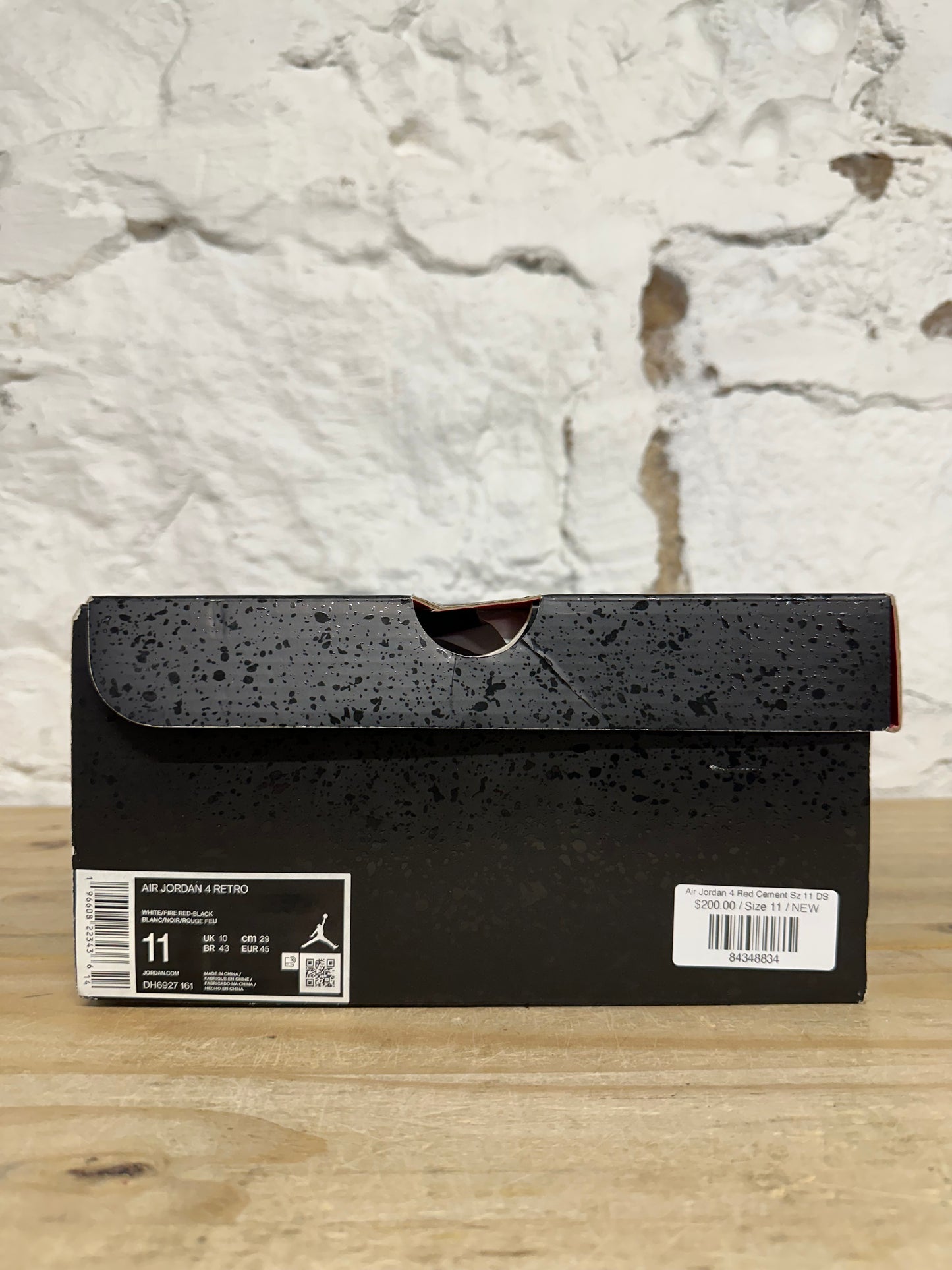 Air Jordan 4 Red Cement Sz 11 DS