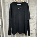 Off-White Face Logo Black Long Sleeve T-Shirt Sz L