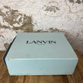 Lanvin Curb Blue Black Lace Grey Sneaker Sz 10 (43)