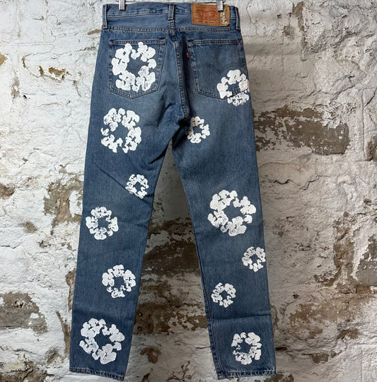 Denim Tears White CW Blue Denim Jeans Sz 29