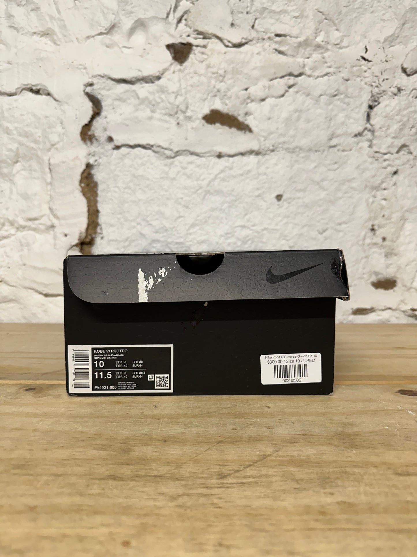 Nike Kobe 6 Reverse Grinch Sz 10