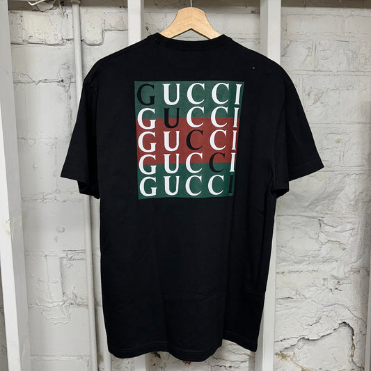 Gucci Small Logo T-Shirt Black Sz S