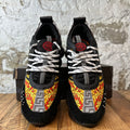 Versace Chain Reaction Barocco Print Black Sneaker Sz 10 (43)