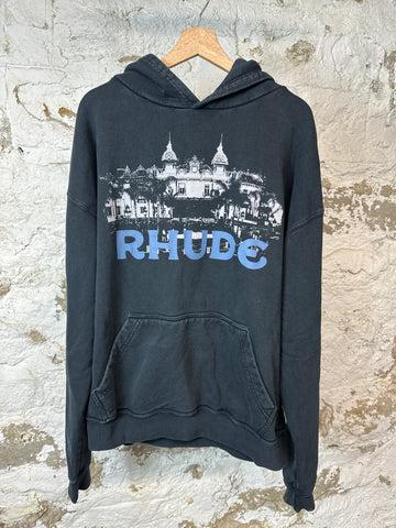 Rhude City Logo Hoodie Navy Sz L