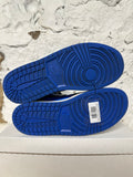 Air Jordan 1 Mid Black Royal Blue Sz 10