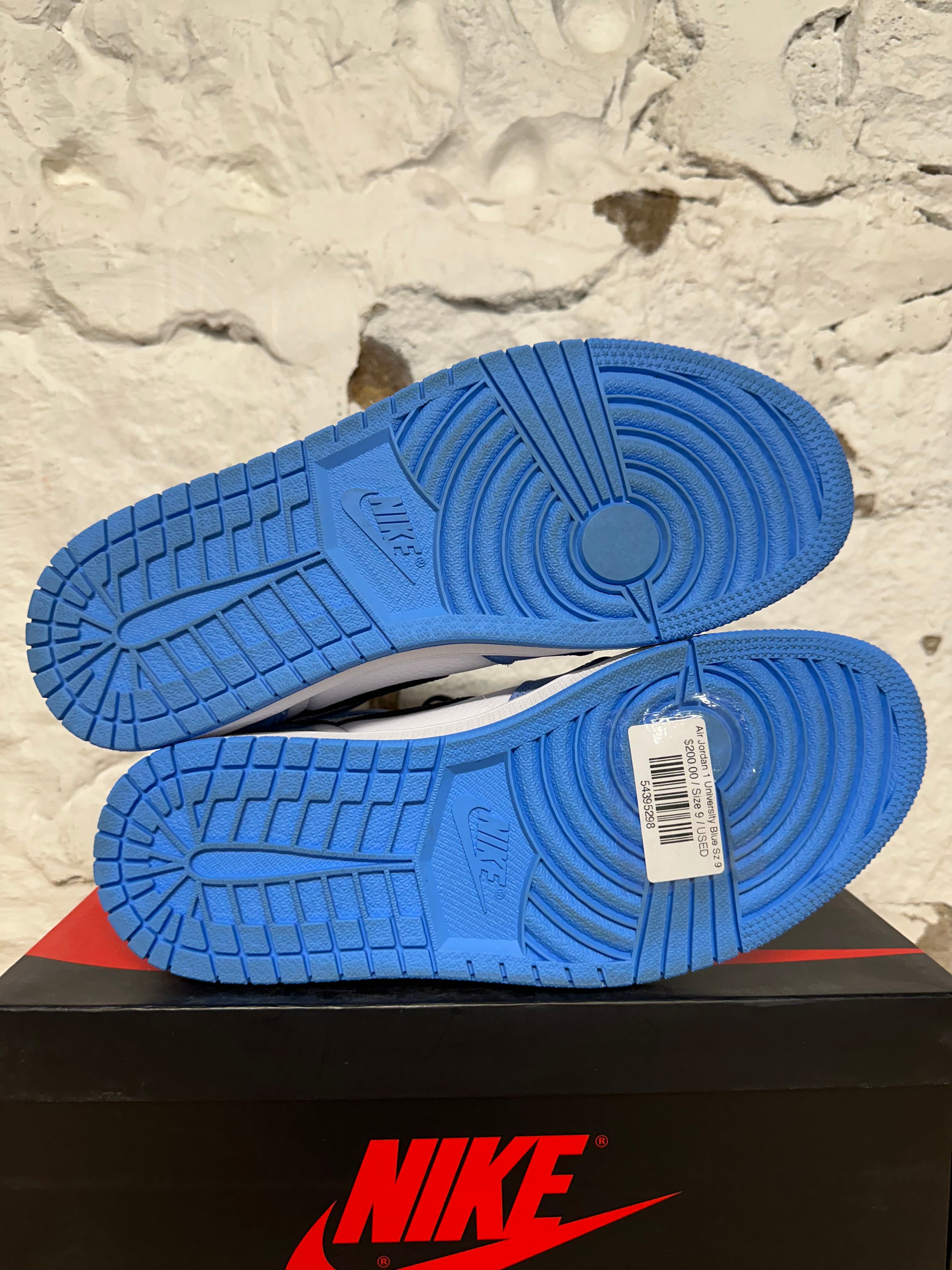 air jordan 1 university blue size 9