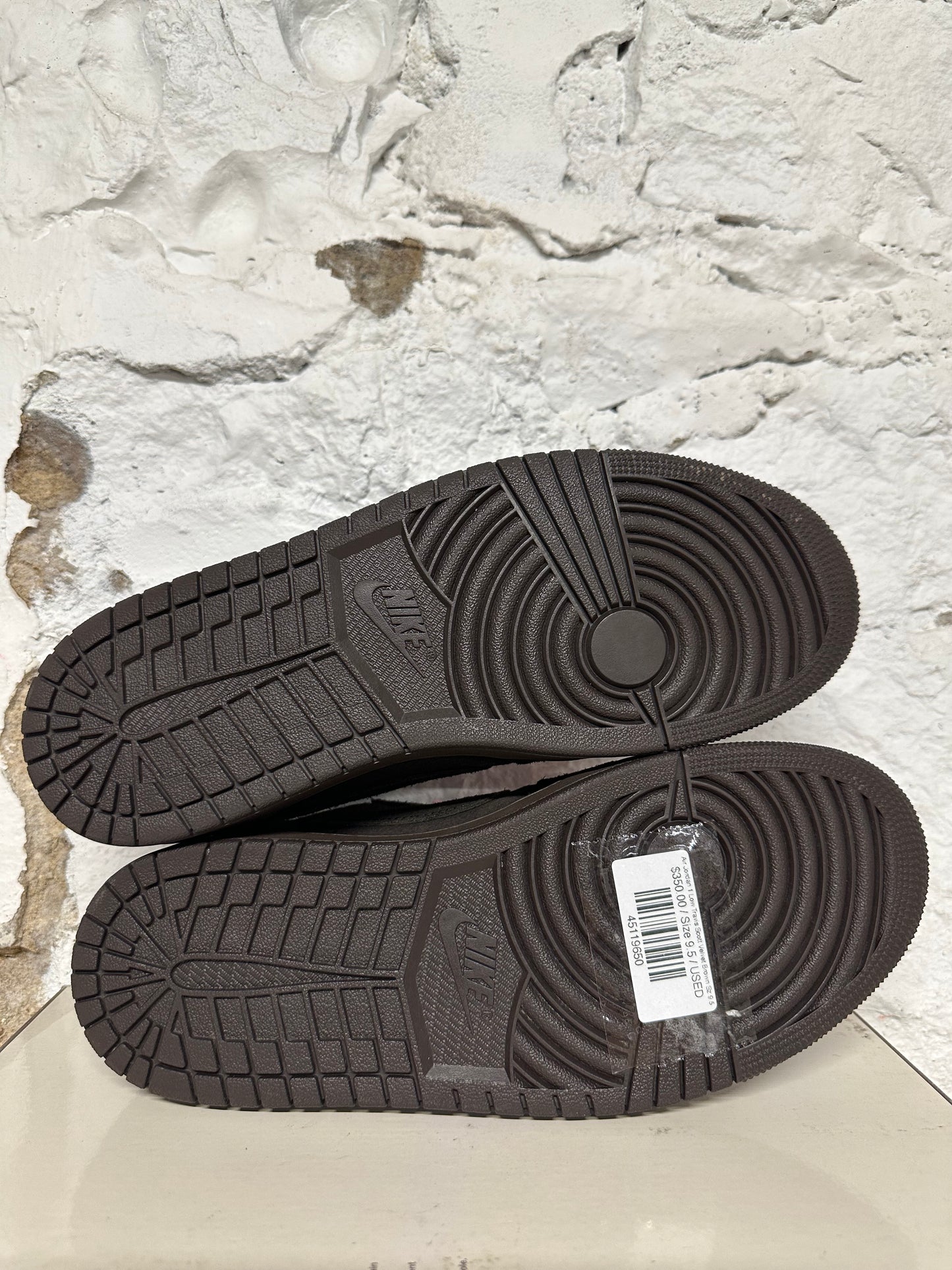 Air Jordan 1 Low Travis Scott Velvet Brown Sz 9.5