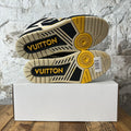 Louis Vuitton Black White Yellow Skate Sneaker Sz 8.5 (7LV)
