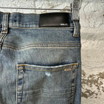 Amiri Knee Stitch Blue Denim Jeans Sz 28