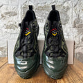 Burberry Arthur Olive Green Yellow Spellout Sneaker Sz 10.5 (43.5)