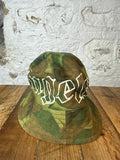 Palm Angels White Spell Camo Bucket Hat