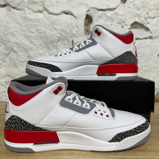 Air Jordan 3 Fire Red Sz 13 DS
