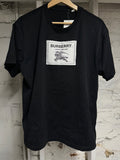 Burberry Chest Logo Black T-Shirt Sz S