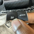 Amiri Army Stencil Grey Denim Jeans Sz 30