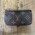 Louis Vuitton Brown Monogram Coin Pouch W/ Box