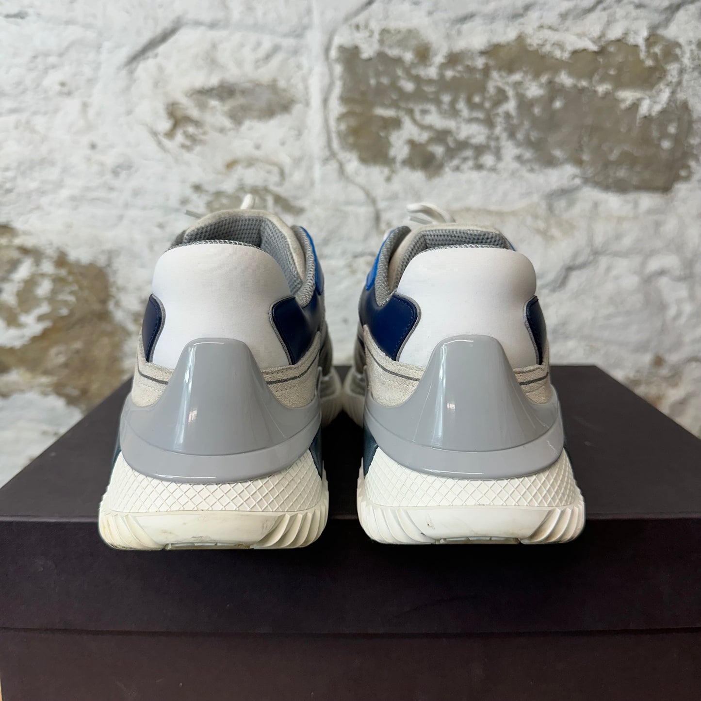 Valentino Blue White Navy Wade Runner Sneaker Sz 8 (41)