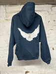 Yeezy Gap Dove Navy Hoodie Sz 2XL