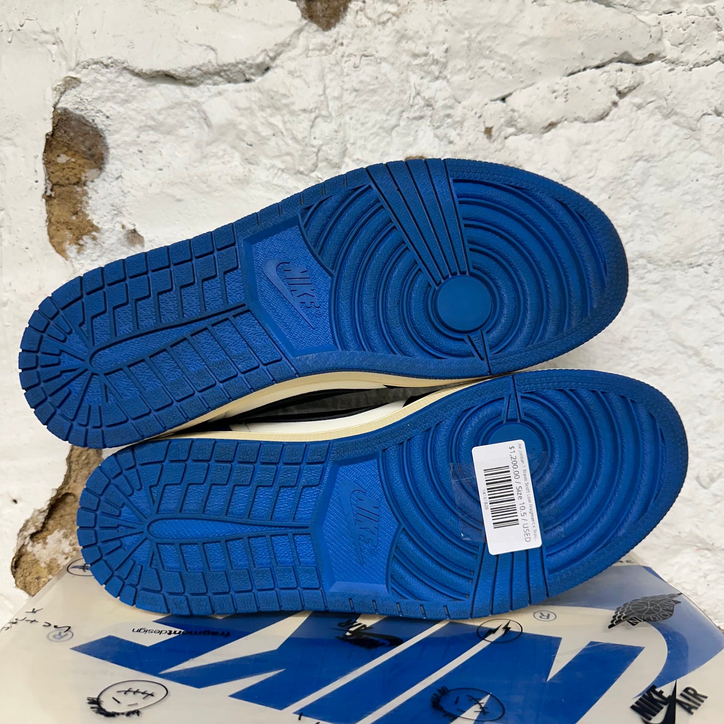 Air Jordan 1 Low Fragment x Travis Scott Sz 10.5