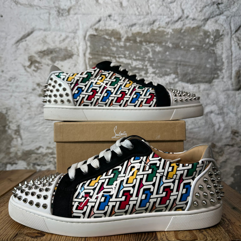 Christian Louboutin 3D Multicolor Logo Spike Sneaker Sz 10 (43)