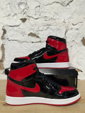 Air Jordan 1 High Patent Bred Sz 8.5