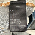 Amiri Camo Bones Blue Denim Jeans Sz 36