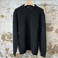 Louis Vuitton Rue Du Pont Waflle Knit Black Sweater Sz XL