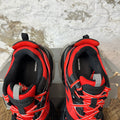 Balenciaga Track Runner Black Red Grey Sneaker Sz 12 (45)