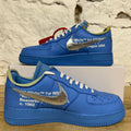 Nike Air Force 1 Low Off-White MCA University Blue Sz 9.5
