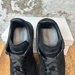 Alexander Mcqueen Black Suede Low Sneaker Sz 10 (43) No Box