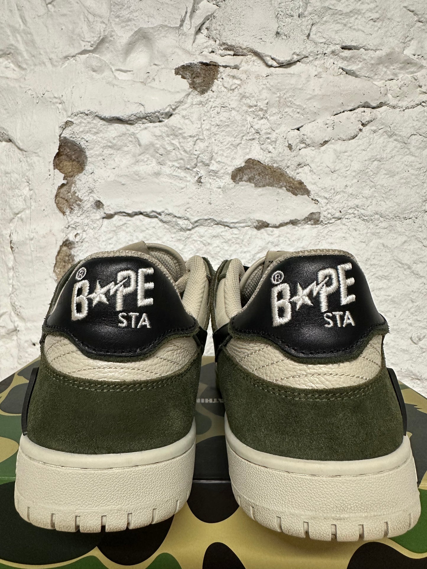 A Bathing Ape Sk8 Sta Olive Sz 11