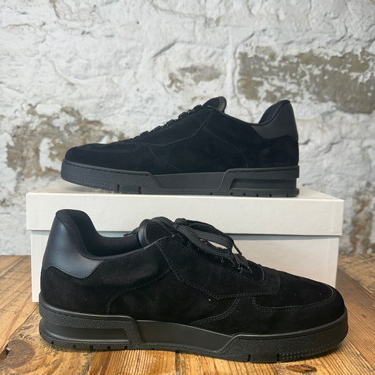 Louis Vuitton Black Suede Trainer Sneaker Sz 10 (8.5LV)