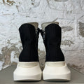 Rick Owens High Pentastitch Abstract Black Milk Sneaker Sz 6.5 (39)