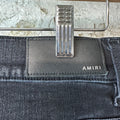 Amiri MX1 Multicolor Paisley Thrasher Black Denim Jeans Sz 29