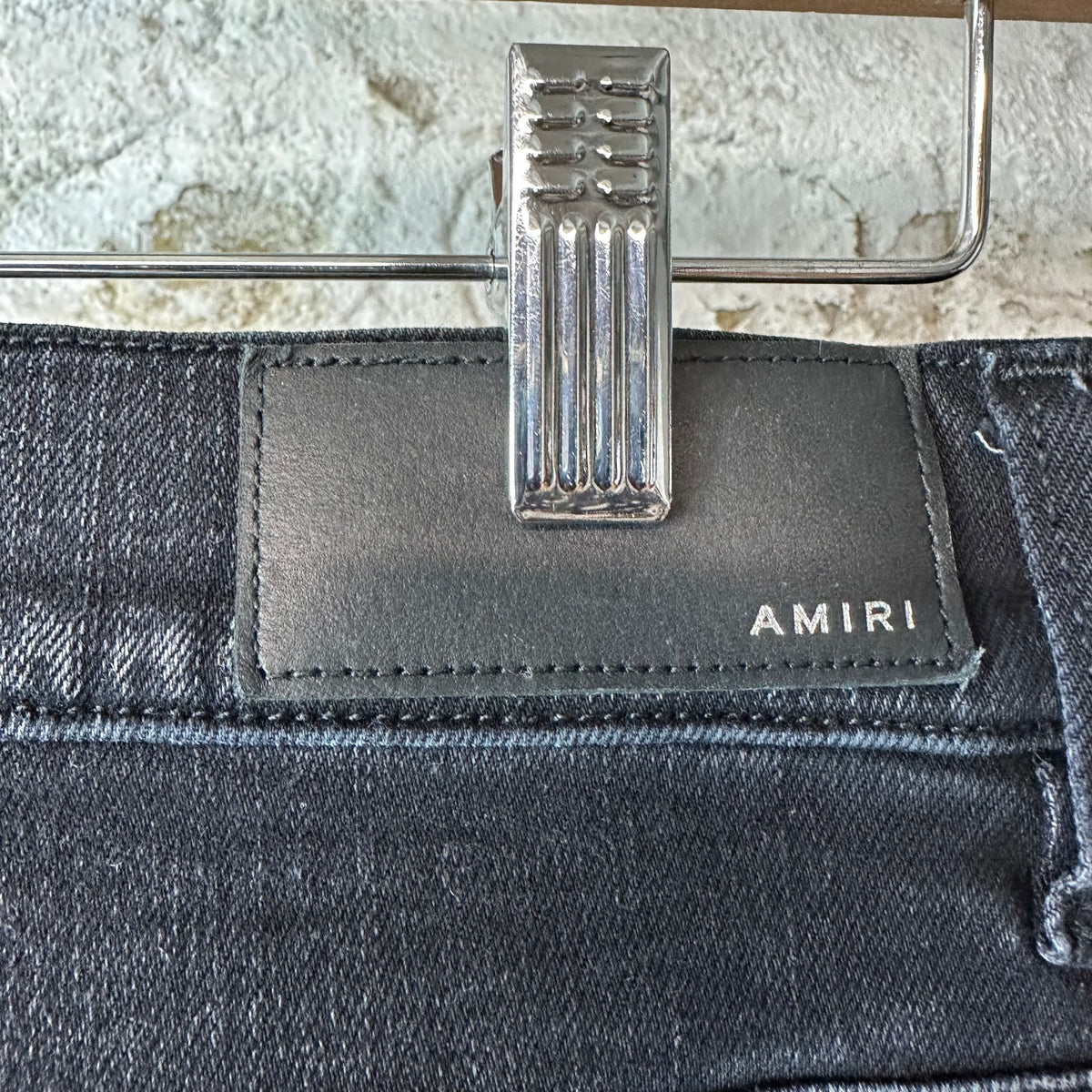 Amiri MX1 Multicolor Paisley Thrasher Black Denim Jeans Sz 29