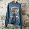 Rhude Le Tebac Hoodie Blue Sz S
