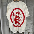 Hellstar Sports Core Gel Logo White T-Shirt  Sz XL