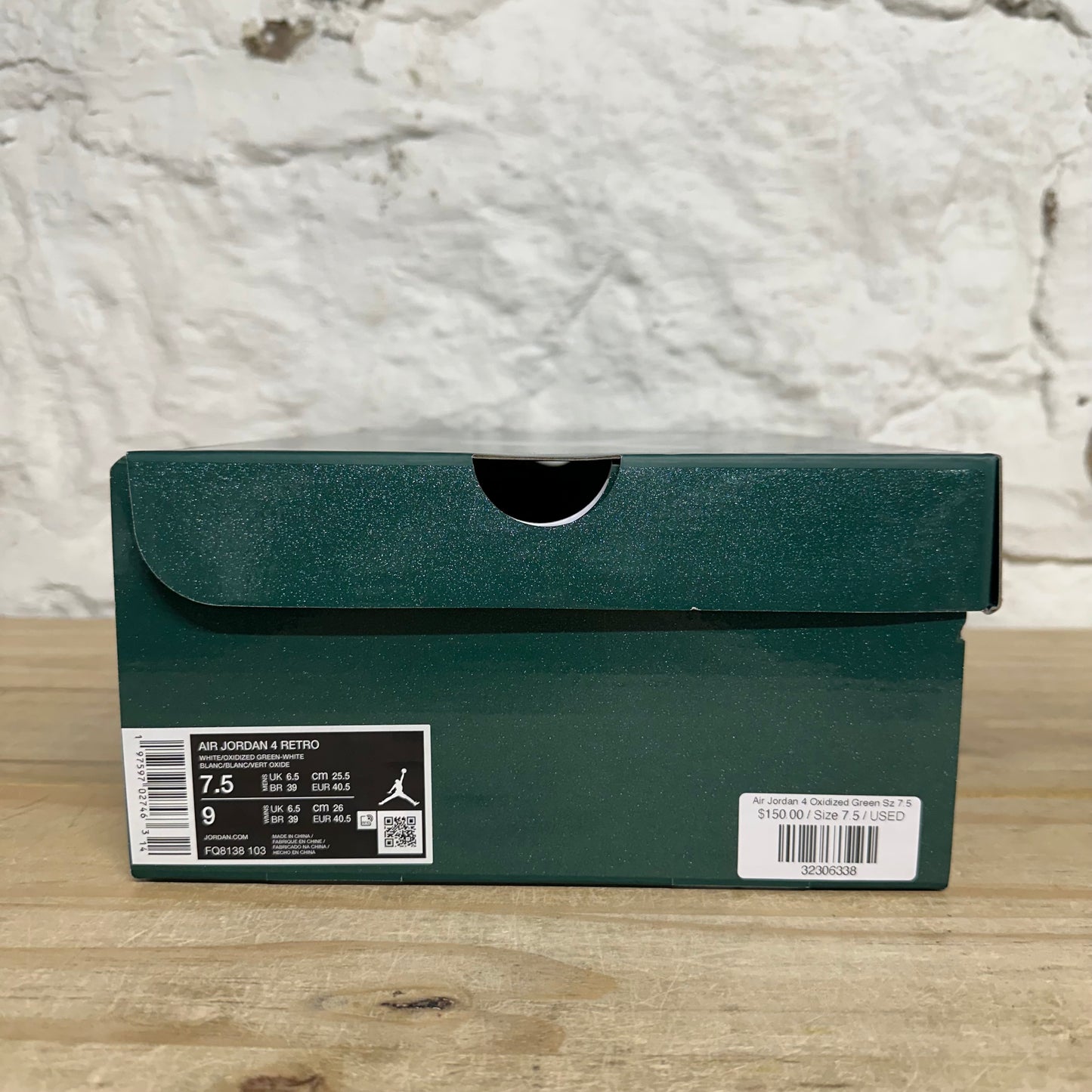 Air Jordan 4 Oxidized Green Sz 7.5