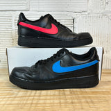 Nike Air Force 1 Low Swoosh Pack Black Sz 10.5