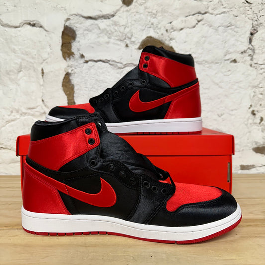 Air Jordan 1 High Satin Bred Sz 10.5 (12W) DS