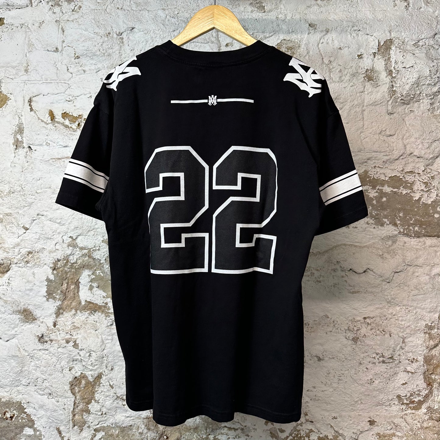 Amiri 22 Logo Skater T-shirt Black Sz XL